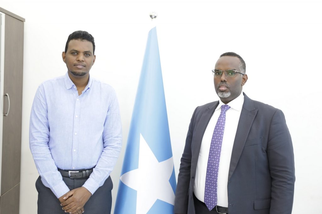 Dubo with Somali Ambassador Canada